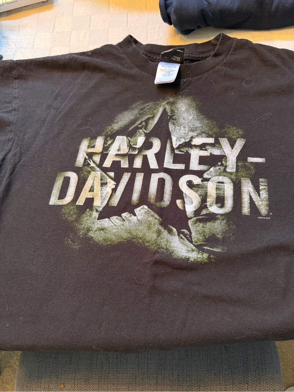 Harley-Davidson Men's Black Graphic Logo T-Shirt